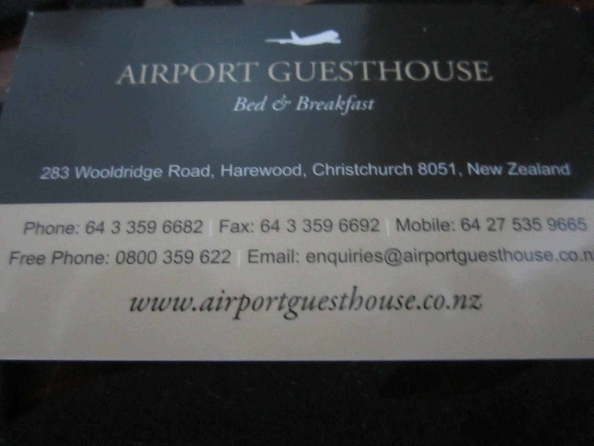 Airport Guesthouse Christchurch Airport Exterior photo